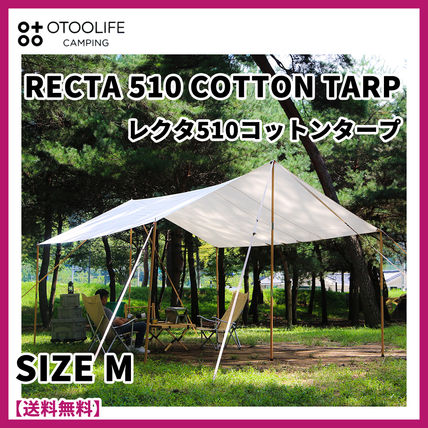 OTOO LIFE CAMPING タープ ★OTOO LIFE CAMPING★RECTA 510 COTTON TARP SOY MILK M タープ