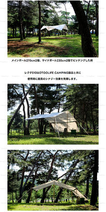 OTOO LIFE CAMPING タープ ★OTOO LIFE CAMPING★RECTA 510 COTTON TARP SOY MILK M タープ(4)