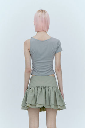 Rest & Recreation Tシャツ・カットソー 【Rest&Recreation】★ UNBALANCED SLEEVE TOP☆4色(11)