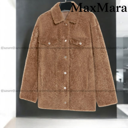 S Max Mara ジャケット 直営♪'S MAX MARA ムートン ショート ジャケット LIVIO