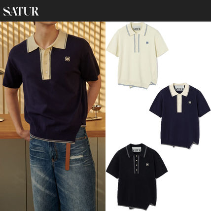 SATUR ニット・セーター ★2023SS新作★SATUR★Dublin Unbalance Half Collar Knit