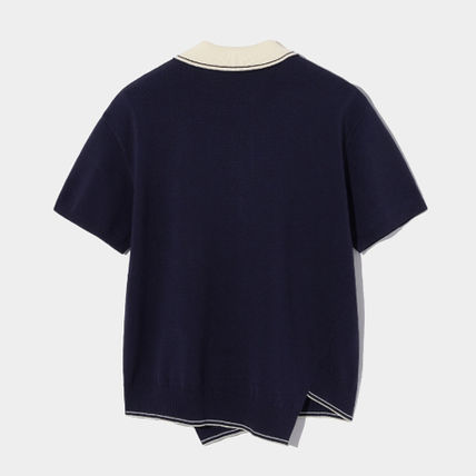 SATUR ニット・セーター ★2023SS新作★SATUR★Dublin Unbalance Half Collar Knit(9)