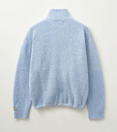 SATUR カーディガン ★SATUR★Fluffy Wool Fleece Knit Zip-up(3)