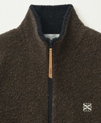 SATUR カーディガン ★SATUR★Fluffy Wool Fleece Knit Zip-up(17)