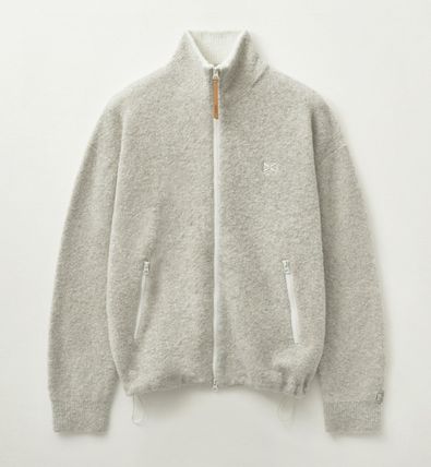 SATUR カーディガン ★SATUR★Fluffy Wool Fleece Knit Zip-up(18)