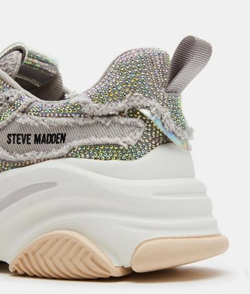 Steve Madden スニーカー Steve Madden ラインストーン チャンキー厚底 プラットフォーム(18)