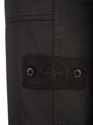 STONE ISLAND カーゴパンツ 関税/送料込◆ロゴ トラウザーズ カーゴ パンツ(5)