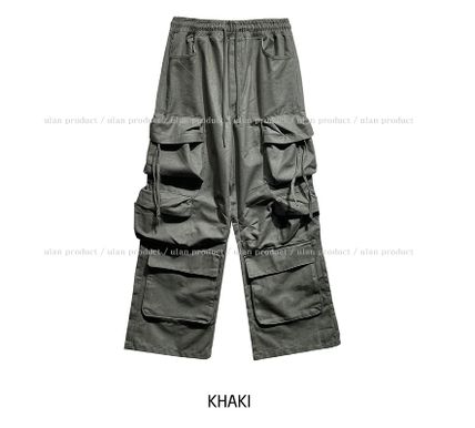 U LAN パンツ 【U LAN】Duke Utility Coated Cargo Pants(19)