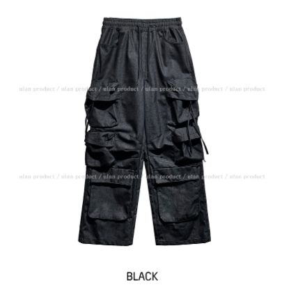 U LAN パンツ 【U LAN】Duke Utility Coated Cargo Pants(20)