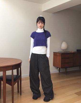 WONDER WONDER デニム・ジーパン 【WONDER WONDER】24FW★ [MADE] Stripe Balloon Fit Denim PT(11)