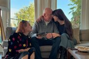 bruce willis rare appearance thanksgiving health pictures 