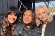 Vampire Diaries reunion Nina Dobrev candice king