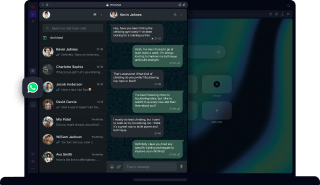 WhatsApp on desktop