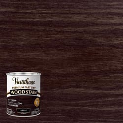 Varathane Premium Semi-Transparent Ebony Oil-Based Urethane Modified Alkyd Fast Dry Wood Stain 1 qt