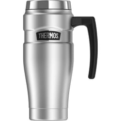 Thermos Stainless King 16 oz Silver BPA Free Travel Mug