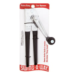 Swing-A-Way Black Stainless Steel Manual Can Opener