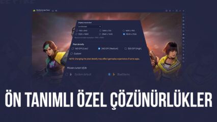 BlueStacks Sürüm 5.8, Ön Tanımlı Özel Çözünürlükler Destekliyor