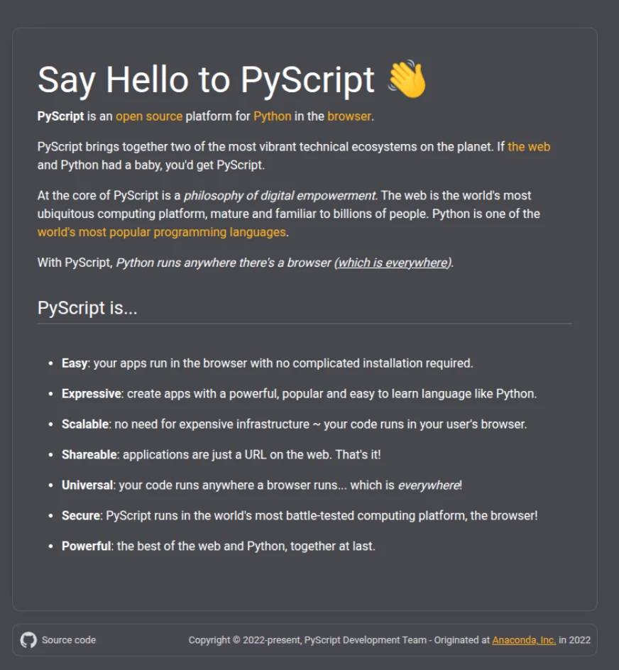 PyScript
