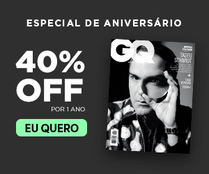 Aniversário GQ com 40% de desconto por 1 ano!