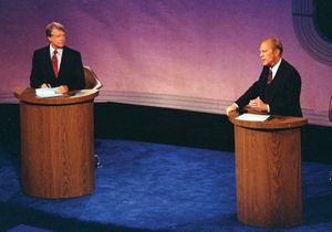 Jimmy Carter and Gerald Ford