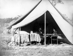 Battle of Antietam: Lincoln and McClellan meet in the general's tent