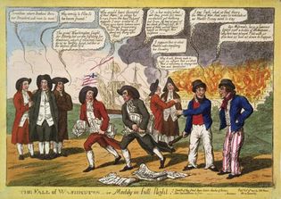 War of 1812 political cartoon