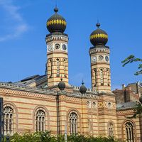 The magnificent Dohany Street Synagogue in Budapest, Hungary.