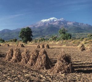 Iztaccíhuatl volcano, Puebla state, Mexico