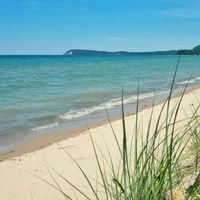 Lake Michigan shoreline