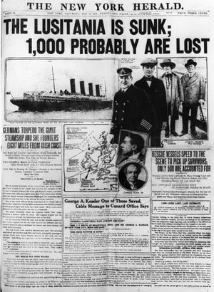 Sinking of the Lusitania