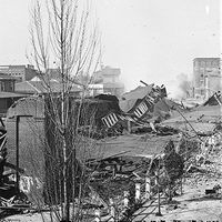 ruins of an Atlanta depot