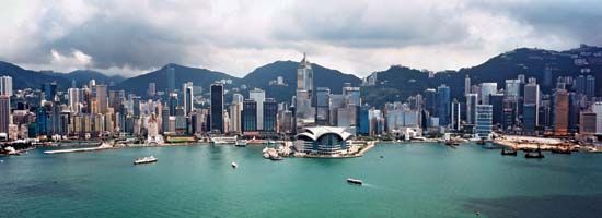 Hong Kong harbour