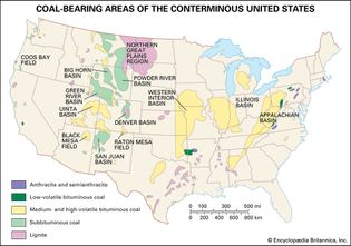 U.S. coal deposits