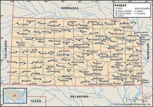 map of Kansas