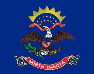 North Dakota: flag