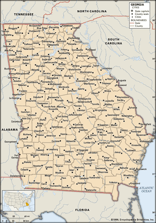 map of Georgia