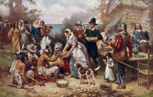 Jean Leon Gerome Ferris: The First Thanksgiving