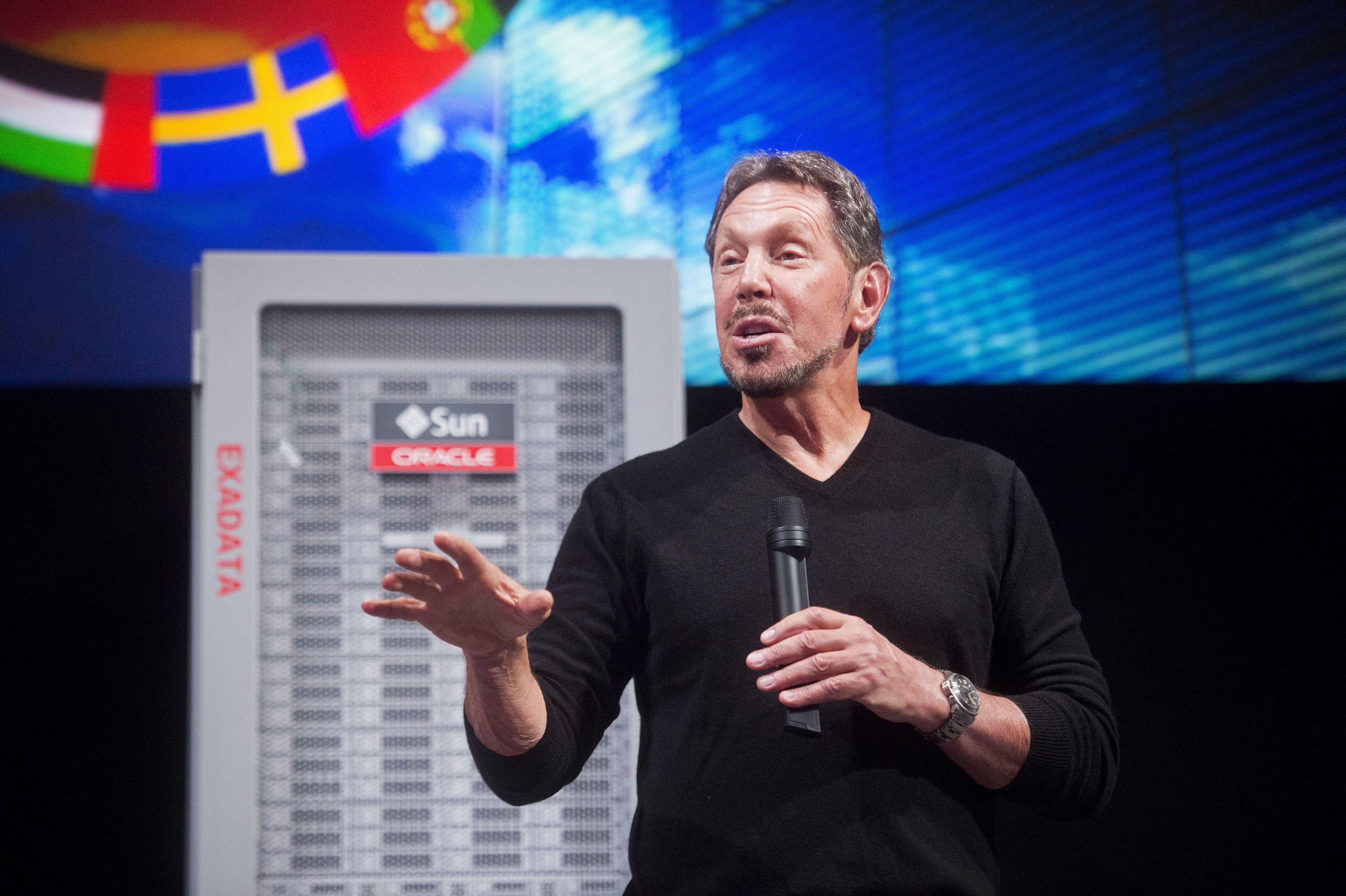 Larry Ellison, presidente de Oracle.