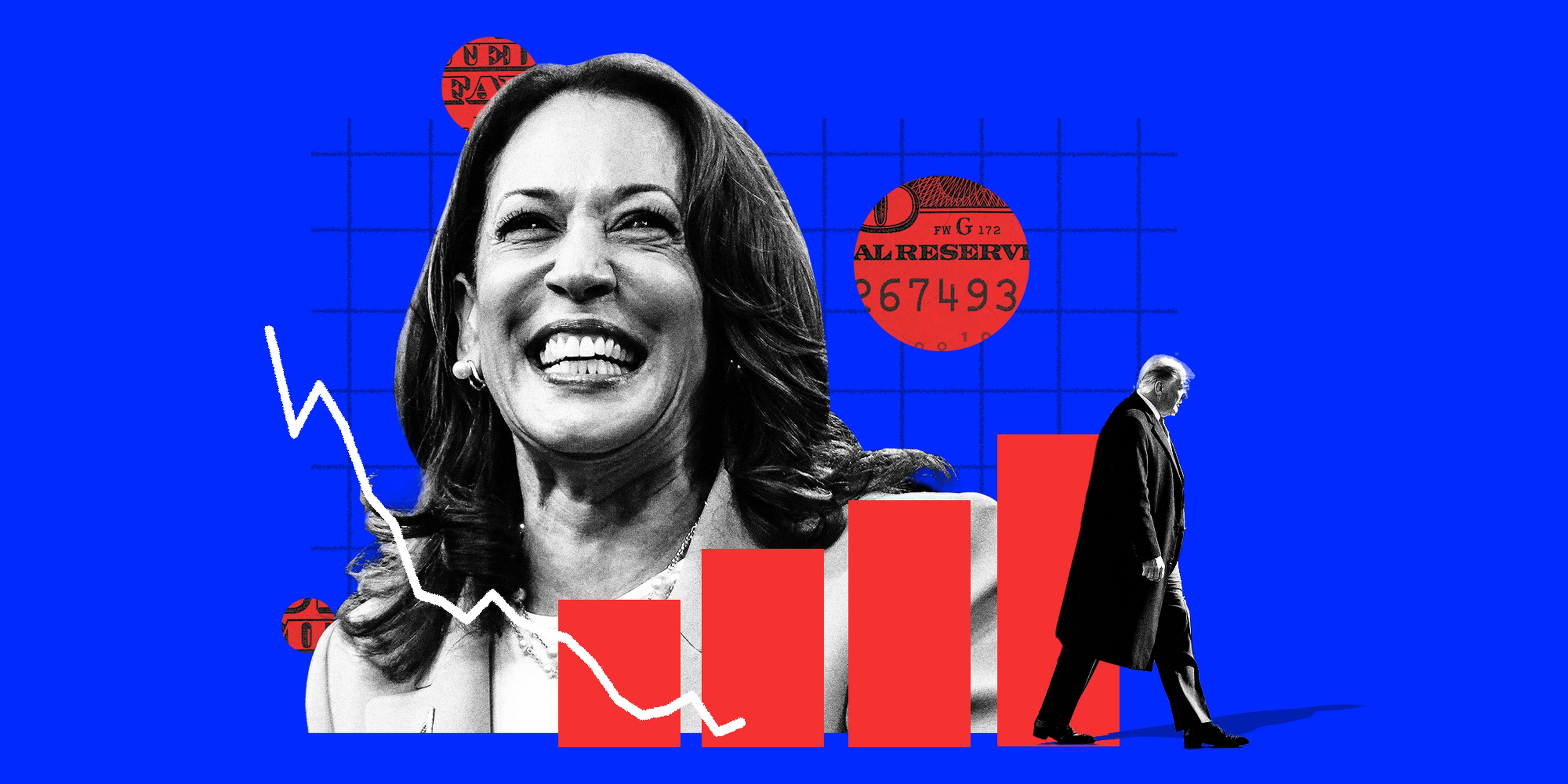 Kamala Harris, candidata demócrata a la presidencia de Estados Unidos. 