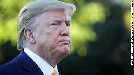 WASHINGTON, DC - OCTOBER 11: U.S. President Donald Trump answers questions from the media while departing the White House on October 11, 2019 in Washington, DC. Trump is scheduled to attend a campaign rally in Louisiana later in the day. (Photo by Win McNamee/Getty Images)