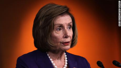 In this September 2022 photo, Rep. Nancy Pelosi speaks during her weekly news conference at the Capitol in Washington, DC. 