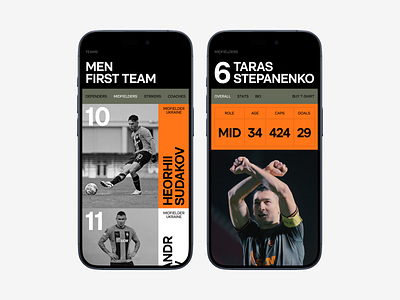 FC Shakhtar Donetsk App. The Concept. Part 2 app design clean design event football interface ios kosinov lifestyle mobile product design profile sport trendy ui ux