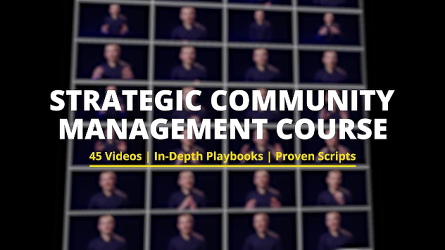 Strategic Community Management - 2024