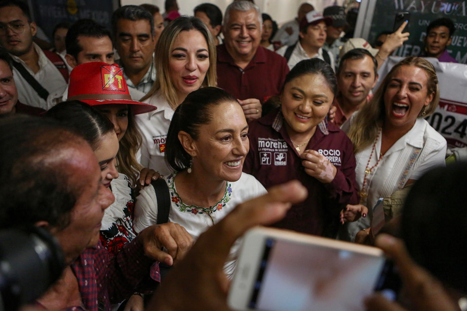 Sheinbaum desborda confianza en el sureste del país: ‘Sí, ganaré la Presidencia’