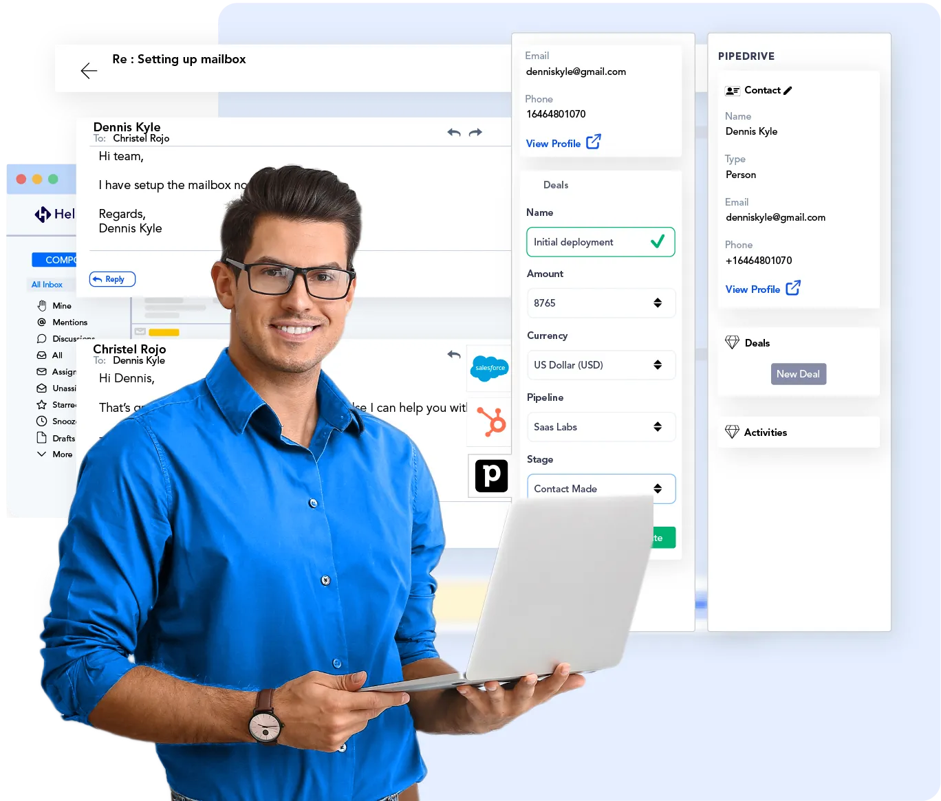 Integrate CRM with UI