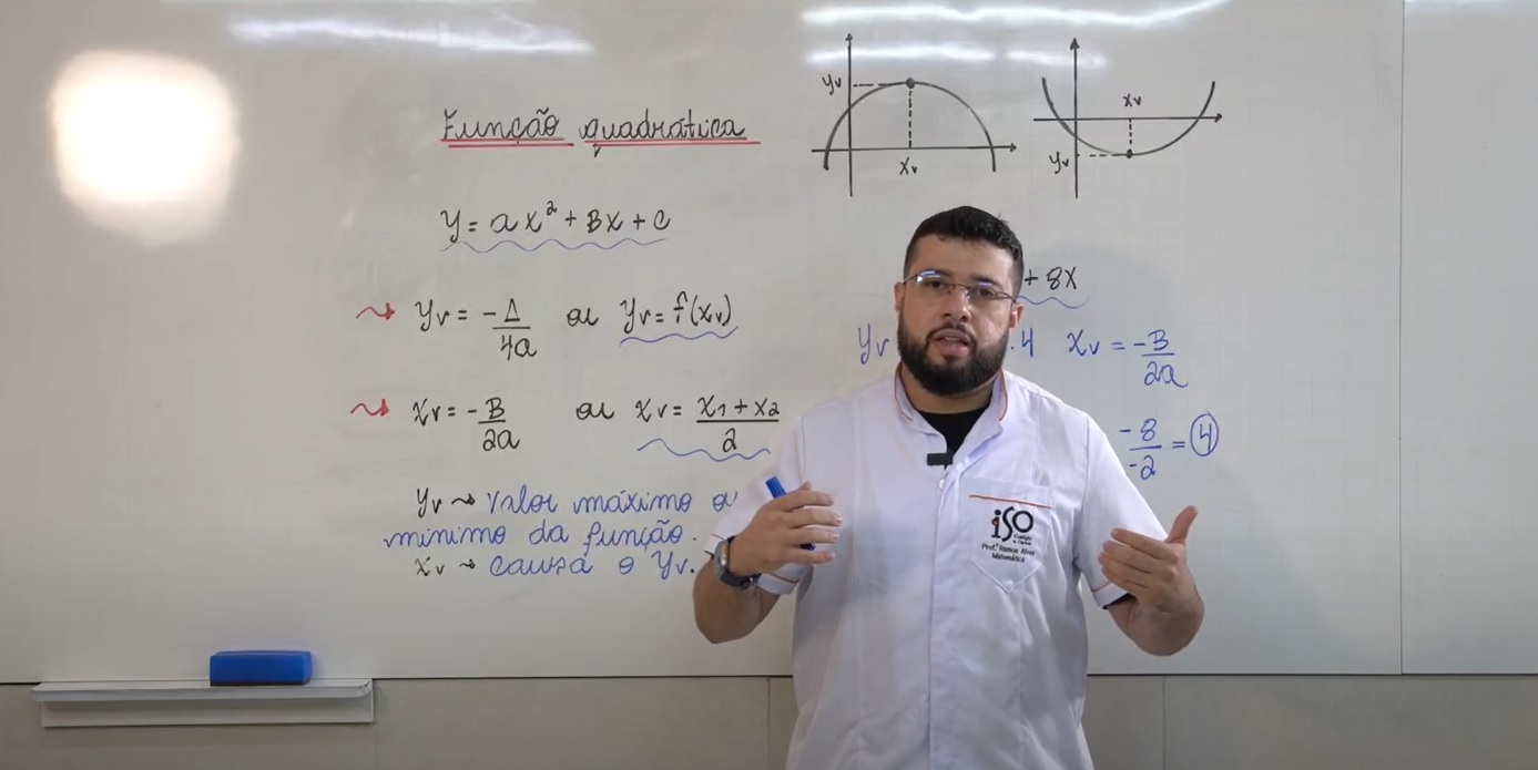 Lá vem o Enem: videoaula de matemática explica funções quadráticas