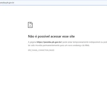 Sites do Governo da Paraíba ficam fora do ar, e hacker reivindica ataque