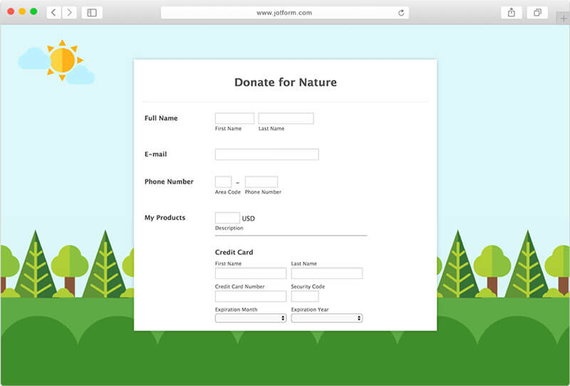 Donation Form