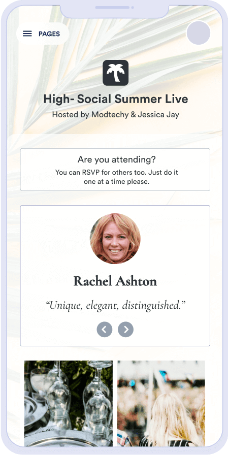 RSVP App Template