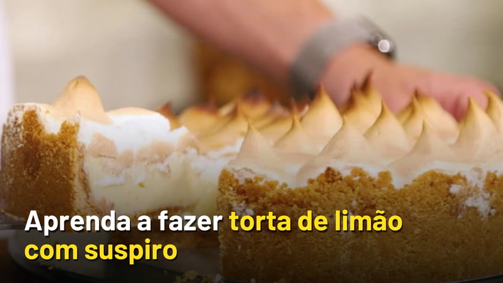 Thumbnail - Aprenda com o chef Pedro Kucht a receita de uma sobremesa irresistível: torta de limão com suspiro.
